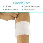 Vive Sterile Gauze Pads - 100 Individually Wrapped