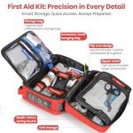 Comprehensive 450-Piece First Aid Kit for All