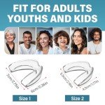 Teeth Grinding Mouth Guard - 4 Pack, 2 Sizes