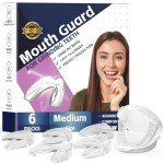 6-Pack Women's Mouthguards for Teeth Grinding & Sports