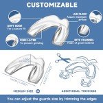 6-Pack Women's Mouthguards for Teeth Grinding & Sports