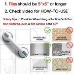 12-Inch Heavy-Duty ADA Compliant Grab Bars (2-Pack)