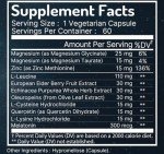 Zen Haus Respiratory and Immune Supplement - Elderberry with Zinc, Quercetin, Magnesium Glycinate/Taurate, Echinacea, Olive Leaf Extract, Lysine, Leucine, Cystein, Melatonin (60 Capsules)