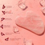 BAIMEI Rose Quartz Gua Sha & Jade Roller Set