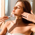 BAIMEI Rose Quartz Gua Sha & Jade Roller Set