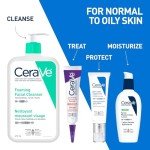 CeraVe Foaming Face Wash for Oily Skin, 473ML