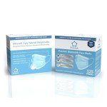 Litepak 125-Pack Disposable Face Mask Premium Comfort Earloops with Dispenser Box