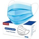 100 Pack Medical Disposable Face Masks for Protection, 3 Layers Safety Face Masks For Adults Daily Use