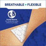 Care Science Fabric Adhesive Bandages, 200 ct Bulk Assorted Sizes | Flexible + Breathable Protection Helps Prevent Infection for First Aid and Wound Care