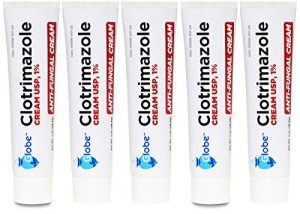 Clotrimazole Antifungal Cream 1% - 5 Pack
