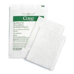 Curad Sterile Non-Adherent Pads for gentle wound dressing and absorption without sticking, 100 Count (Pack of 1)