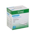 Curad Sterile Non-Adherent Pads for gentle wound dressing and absorption without sticking, 100 Count (Pack of 1)