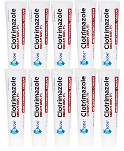 Clotrimazole Antifungal Cream 1% - 10 Pack