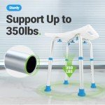 Adjustable Shower Stool for Seniors and Disabled