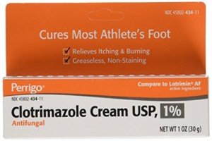 Clotrimazole Anti-Fungal Cream, 1 oz Tube