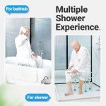 Adjustable Shower Stool for Seniors and Disabled