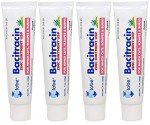 Globe Bacitracin Zinc Ointment with Aloe 4 Pack