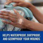 Nexcare Max Hold Waterproof Bandages, Helps Waterproof, Dirtproof, And Germproof Your Wounds, 1.25 x 2.5 in, 60 Count