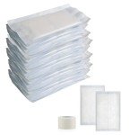 ABD Combine Abdominal Pads 5x9 Inches - High Absorbency Sterile Individually Wrapped 5''x9'' First Aid Non-Adherent Absorbent Post-Op Surgical Gauze - Heavy-Draining, Trauma and Wound Dressing