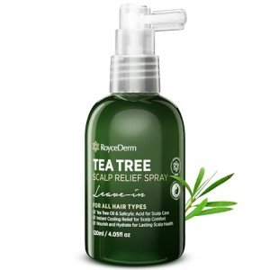 Tea Tree Scalp Relief Spray for Dry Itchy Scalp