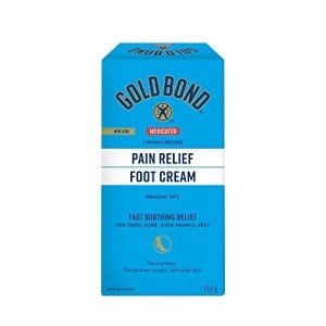 Gold Bond Pain Relief Foot Cream, 113g Tube