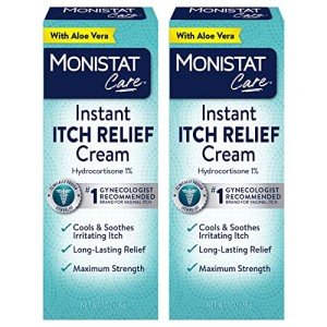 Monistat Maximum Strength Itch Relief Cream, 1 oz, 2 Pack