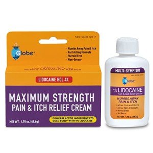 Lidocaine 4% Pain Relief Cream 1.75 oz