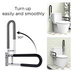 Botabay Handicap Grab Bars Rails 23.6 Inch Toilet Handrails Bathroom Safety Bar Hand Support Rail Handicapped Handrail Accessories for Seniors Elderly Disabled Mounted Bath Grips