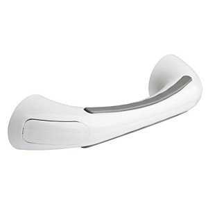Delta 500 Series (1-Pack) 9" Assist Grab Bar ADA Compliant White Soft Grip 300 lb Capacity Assist Bar, Bathroom Safety Handle for Shower, Bathtub, Toilet | Wall Mounted Balance Grip Bar DF509-SG1