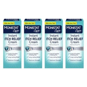 Monistat Itch Relief Cream, 1 Ounce (4 Tubes)