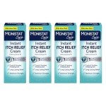 Monistat Itch Relief Cream, 1 Ounce (4 Tubes)