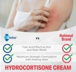 Globe Hydrocortisone Cream 1% with Aloe, 16 oz