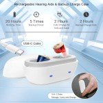 Rechargeable In-Ear Hearing Aids for Seniors