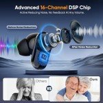 Rechargeable Hearing Aids for Seniors with Noise Canceling