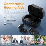 Rechargeable Hearing Aids for Seniors with Noise Canceling