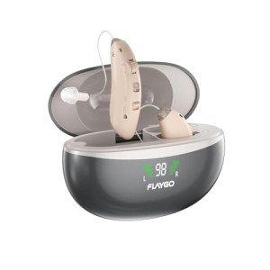 Flaygo Rechargeable Hearing Aids for Seniors – Beige