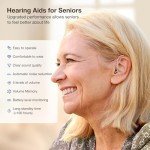 Rechargeable Hearing Aids for Seniors with Noise Cancelling