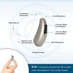 Rechargeable Hearing Aids for Seniors with Volume Control