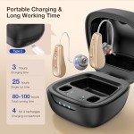 Rechargeable Hearing Aids for Seniors with Noise Cancelling