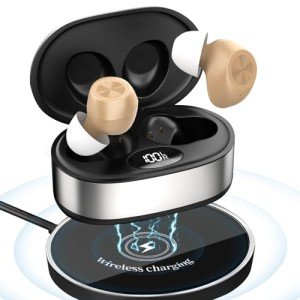 Rechargeable Noise-Canceling Hearing Aids for Seniors