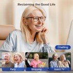 Rechargeable Hearing Aids for Seniors with Noise Cancelling