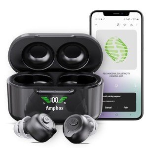 Voila Amphos Bluetooth Hearing Aids for Seniors