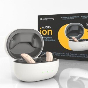 Audien ION Wireless Rechargeable Hearing Aid - Discreet Comfort