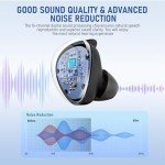 Rechargeable Bluetooth Hearing Aids for Seniors, Invisible Design