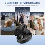 Rechargeable Bluetooth Hearing Aids for Seniors, Invisible Design