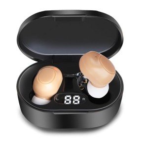 Mini Hearing Aids with Noise Cancellation and Rechargeable Battery