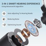 Bluetooth Hearing Aids with App Control for Seniors