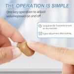 Mini Hearing Aids with Noise Cancellation and Rechargeable Battery