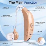 Wireless Rechargeable Hearing Aids with Charging Case