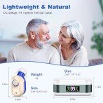 Rechargeable In-Ear Hearing Aids for Seniors